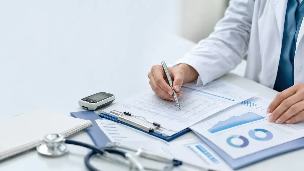 Laborunterlagen zu HOMA-IR und Insulinresistenz bei PCOS.